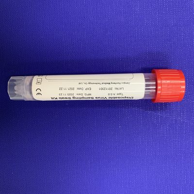 Medizinisches Wattestäbchen des Virus-Test-152mm, nicht eingreifender nasaler Putzlappen